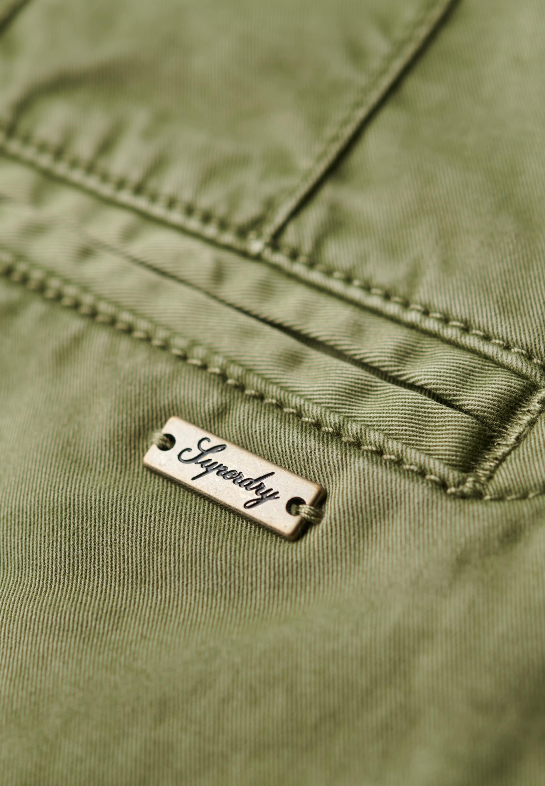 žalia Superdry Standartinis „Chino“ stiliaus kelnės