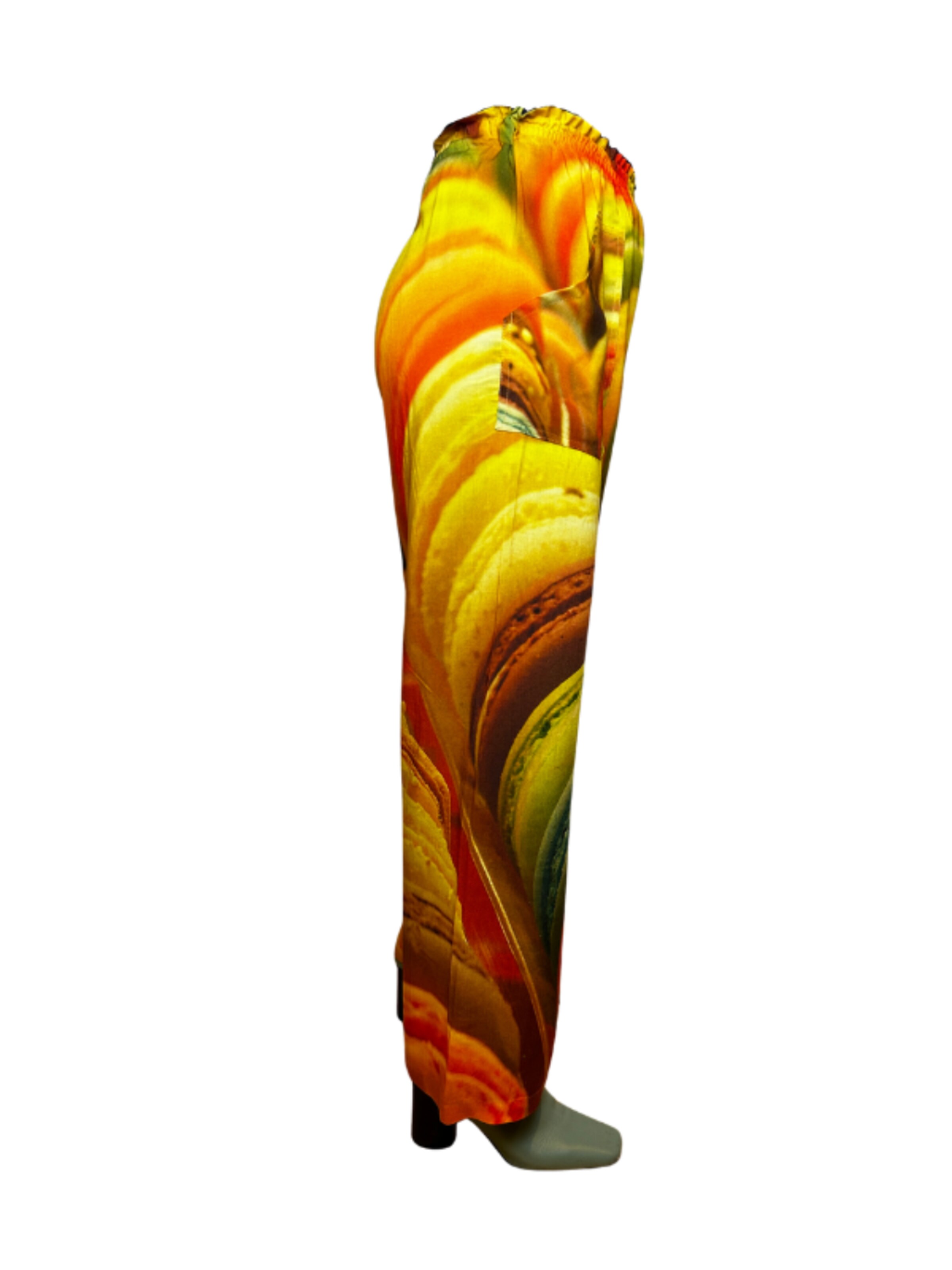 fabrari Loose fit Trousers 'Viskose Hose' in Mixed colours