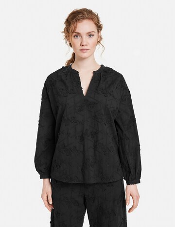 TAIFUN Blouse in Black: front