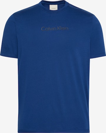 T-Shirt Calvin Klein en bleu : devant