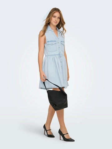 ONLY Košilové šaty 'ONLCYRUS' – modrá