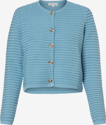 Marie Lund Knit Cardigan in Blue: front