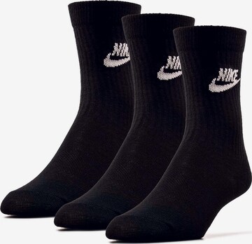 Chaussettes Nike Sportswear en noir : devant