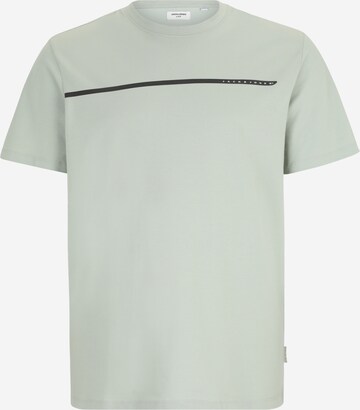 Jack & Jones Plus Shirt 'JCOFUSION' in Groen: voorkant