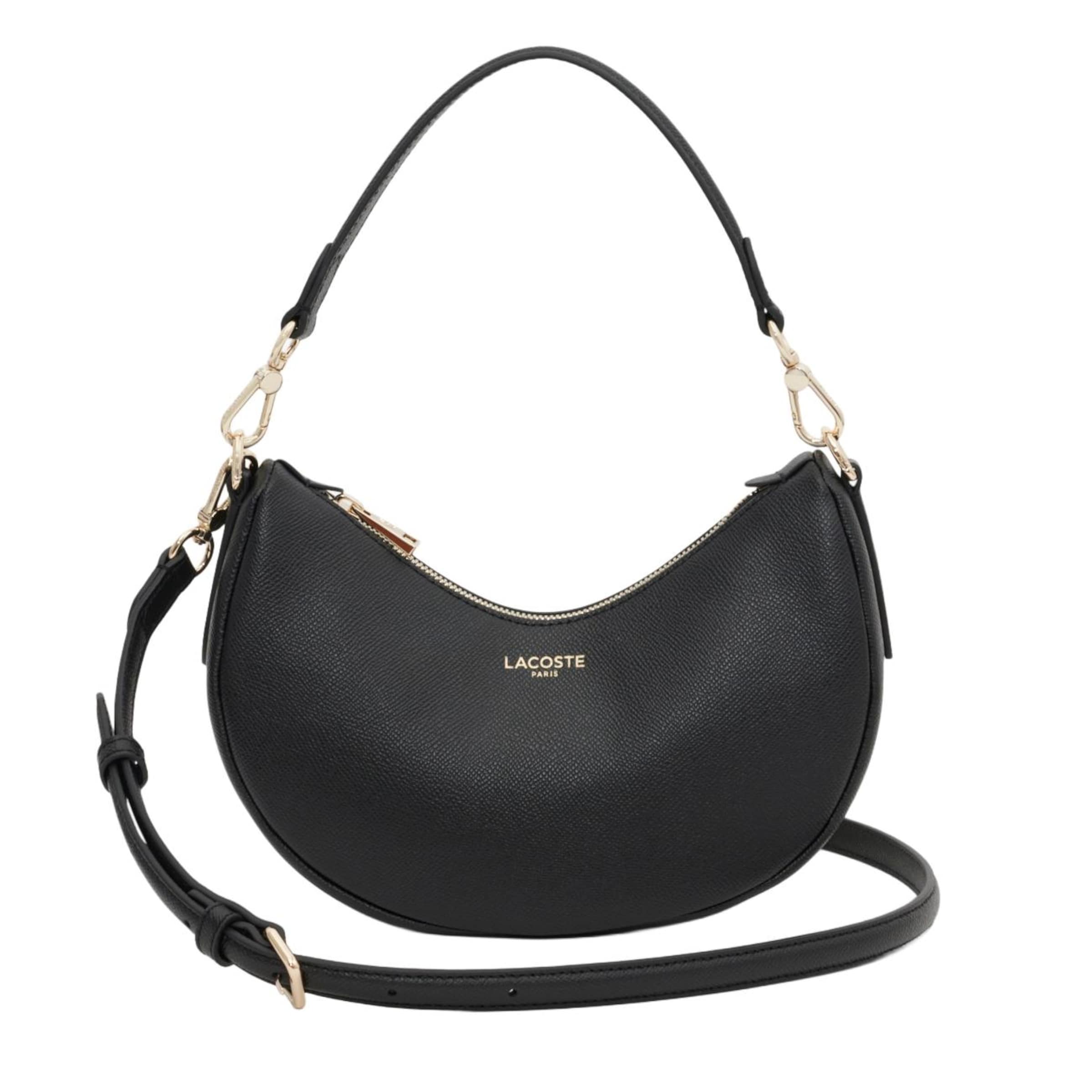 LACOSTE Handbag 'Champs-Élysées' in Black: front