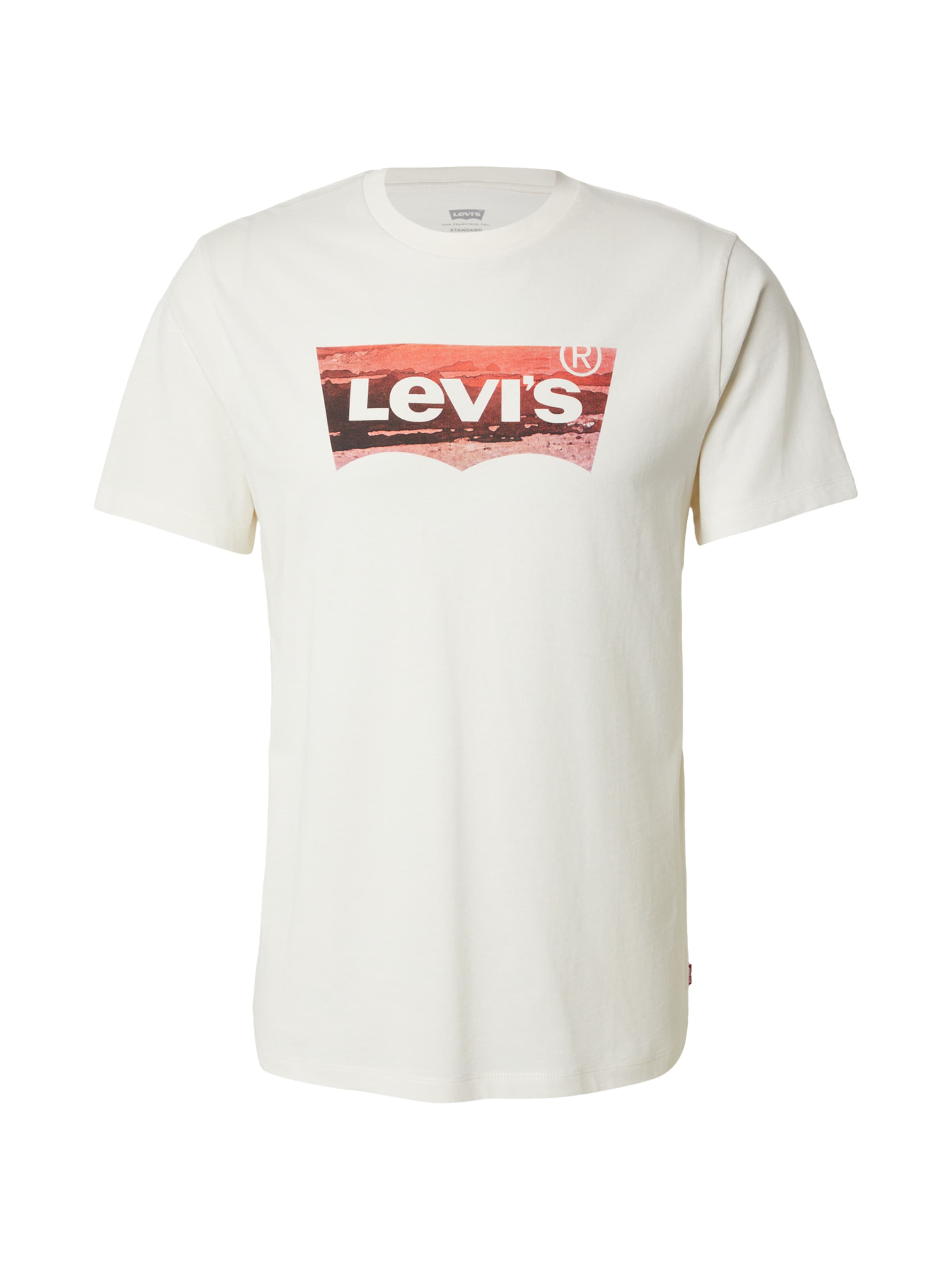 LEVI'S ® Shirt 'Classic Graphic Tee' in Red / Melon / White / Wool white, Item view