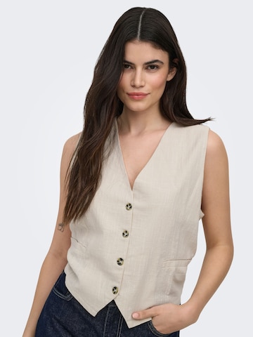 ONLY Suit vest 'ONLTizana' in Grey
