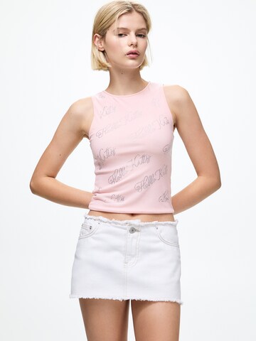Pull&Bear Top w kolorze różowy