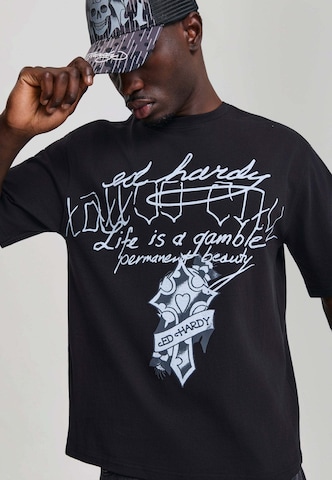 Ed Hardy - Camiseta en negro