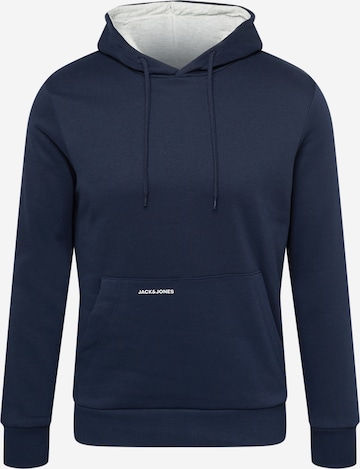 Sweat-shirt JACK & JONES en bleu : devant