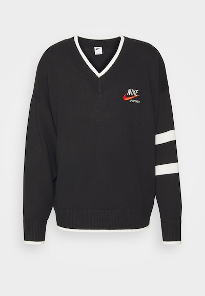 NIKE Sweatshirt 'NSW Trend' in Red / Black / White, Item view