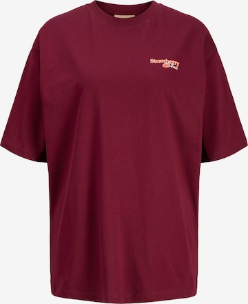 JJXX - Camiseta talla grande 'JXSandra' en rojo: frente