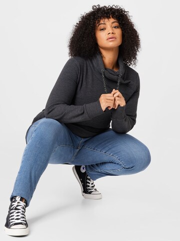 Ragwear Plus Sweatshirt 'NESKA' in Black