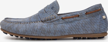 Mocassin 'DE DRIJVER 02' Floris van Bommel en bleu : devant