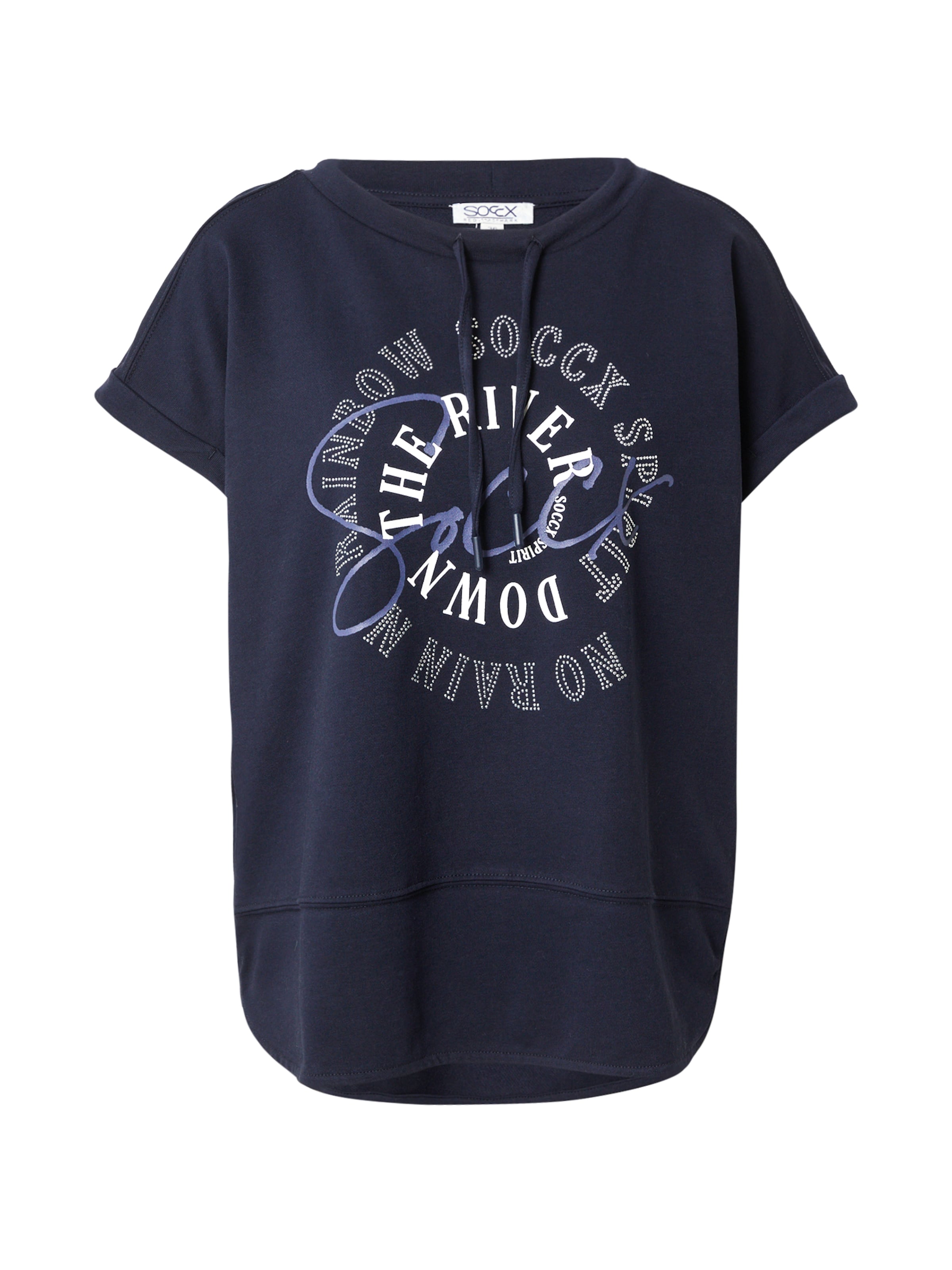 Soccx - Camiseta en azul: frente