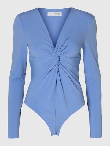 SELECTED FEMME Body in Blauw: voorkant
