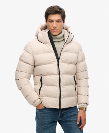 Superdry - Casaco de inverno em cinzento: frente