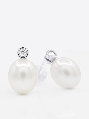 Ateliers Saint Germain Ohrringe 'Montaigne' in Weiß: Vorderseite