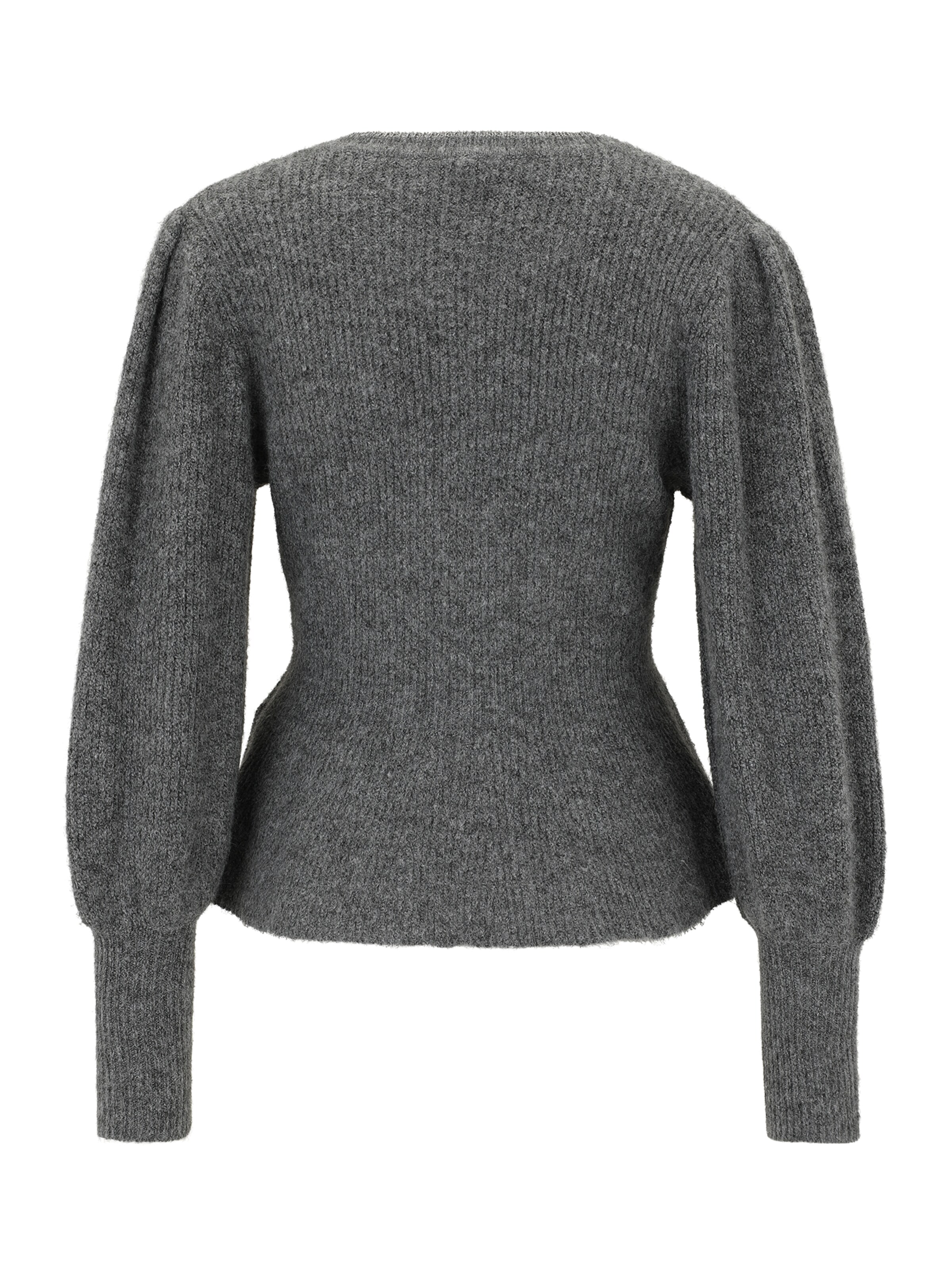 Only Petite Вязаная кофта 'ONLRIO' в Серый