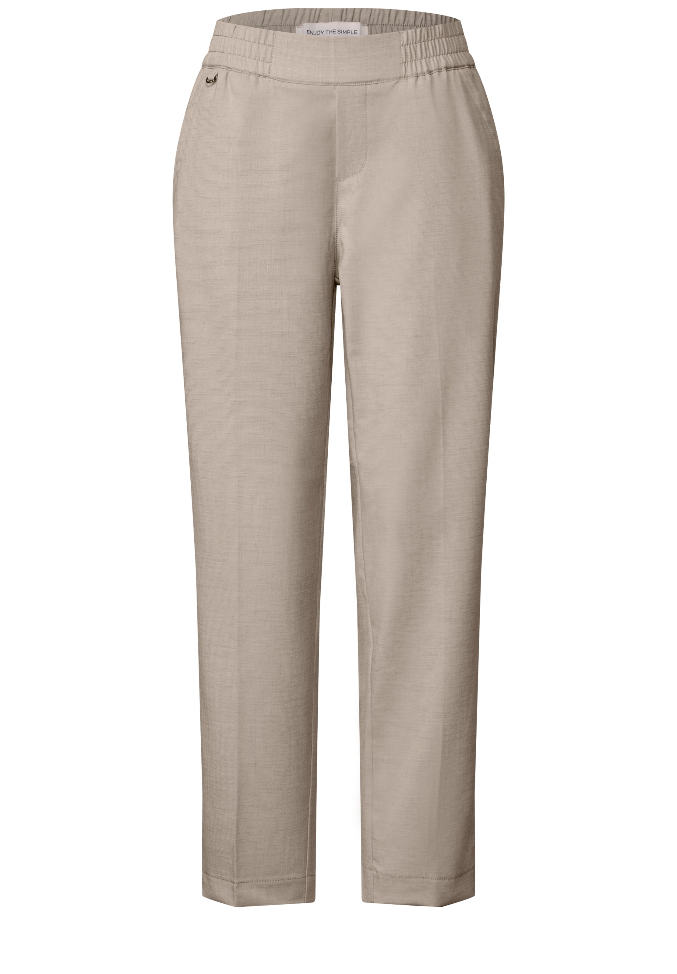 STREET ONE Slim fit Pants in Beige: front