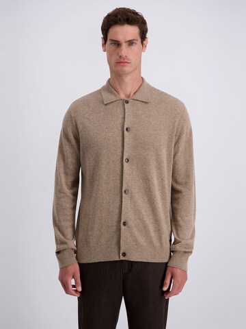 PIERRE CARDIN Strickjacke in Braun: Vorderseite