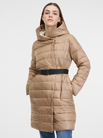 Orsay Winter Coat in Brown: front