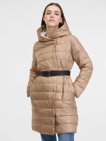 Orsay Winter Coat in Brown: front