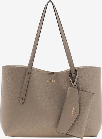 GUESS Μεγάλη τσάντα 'BRENTON' σε γκρι: μπροστά