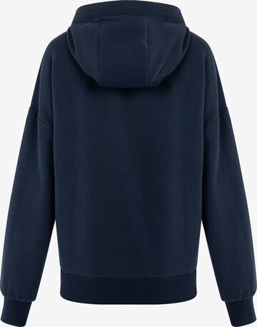 DreiMaster Vintage Zip-Up Hoodie 'Idem' in Blue