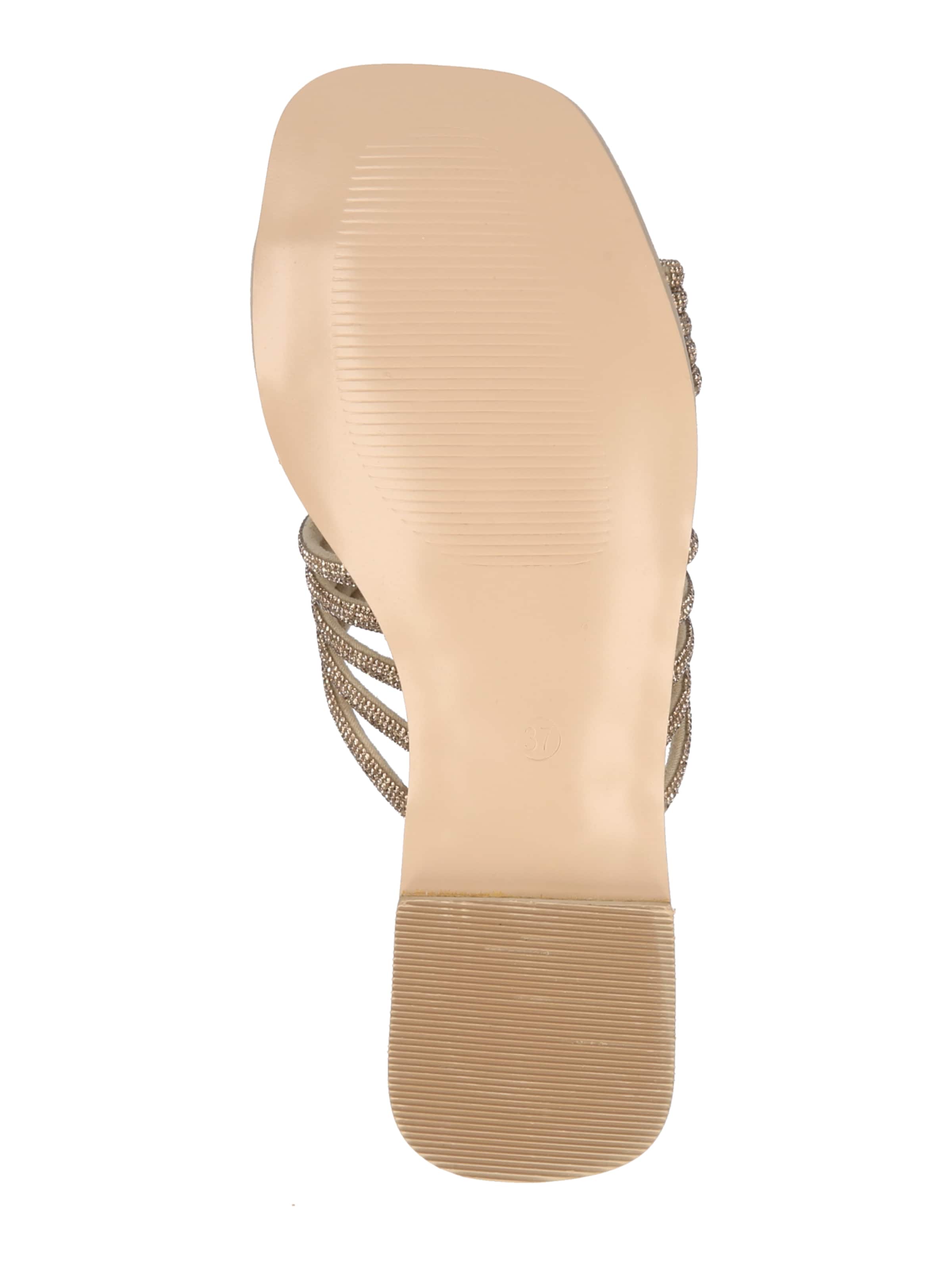 ABOUT YOU - Sandalias con hebilla 'Ceylin' en oro
