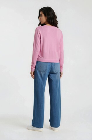 Milano Italy Knit Cardigan in Pink