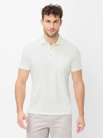 BRAX Shirt 'Brax - Herren Poloshirt, Style Pavo (70-0061)'‌‌‌‌‌‌‌‌ in Weiß: Vorderseite