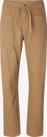 TOM TAILOR DENIM Regular Trousers in Beige: front