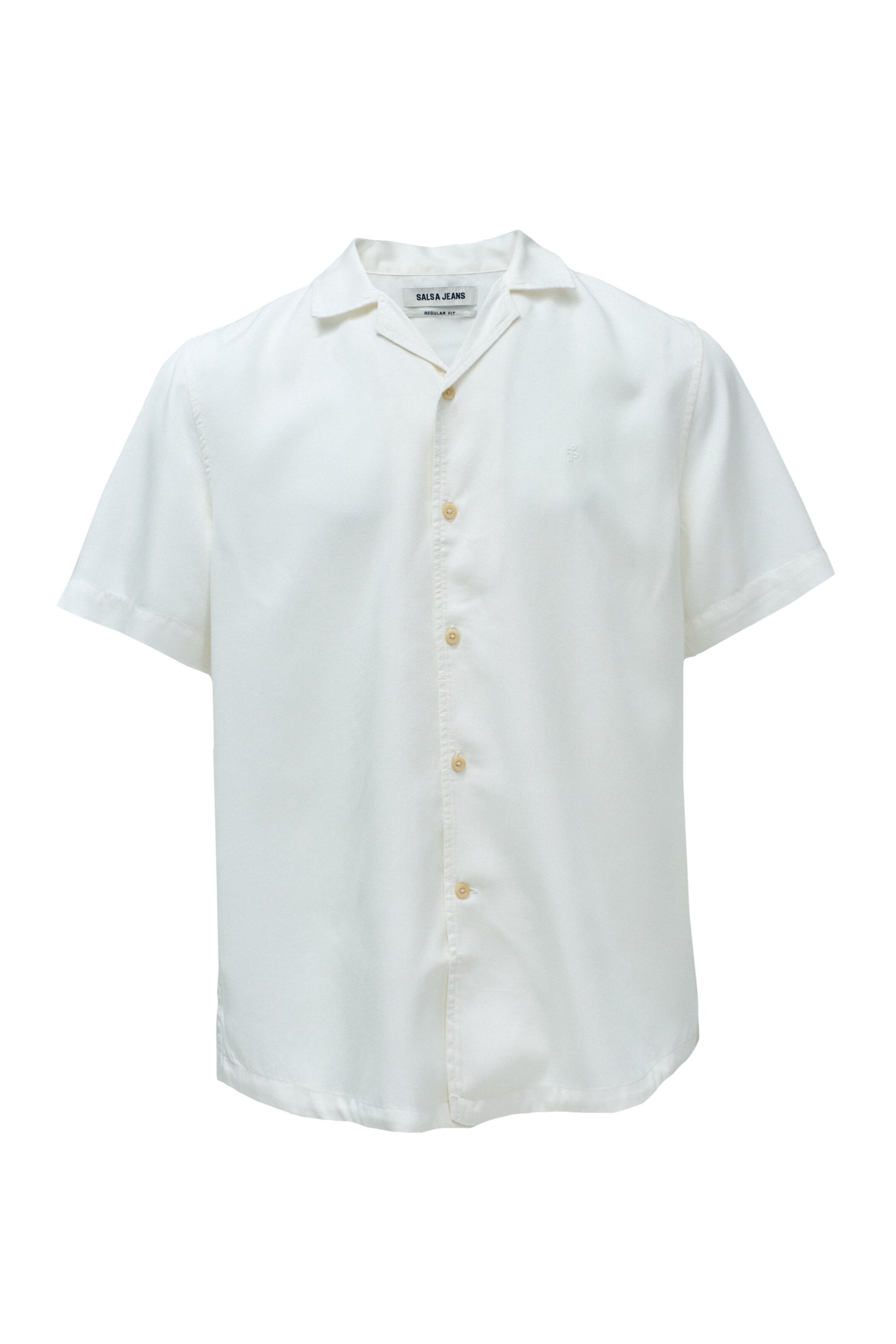 Salsa Jeans Hemd Birmingham in Beige: Vorderseite