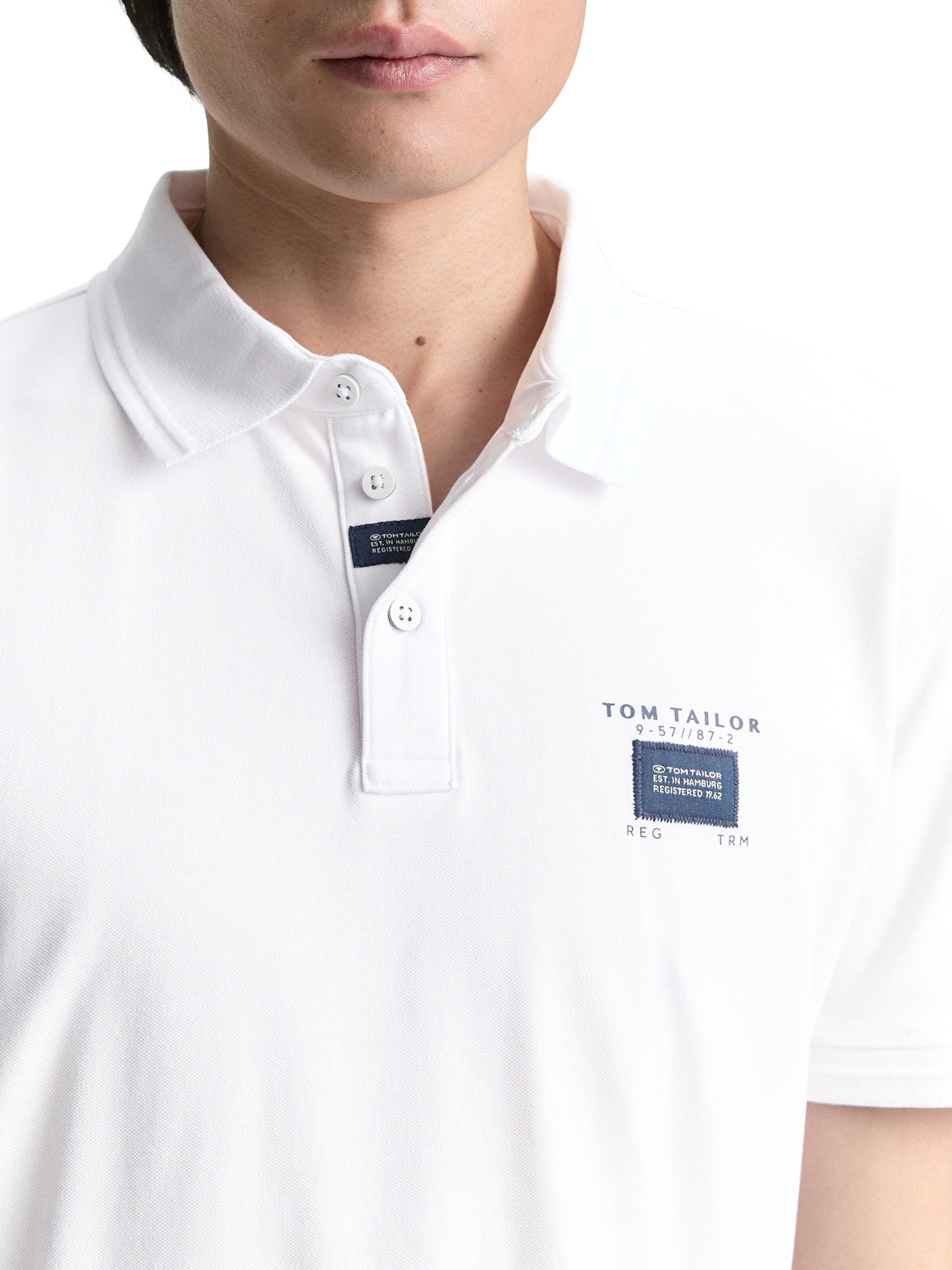 TOM TAILOR Koszulka w kolorze biały
