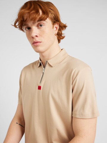 HUGO Shirt 'Deresom241' in Beige