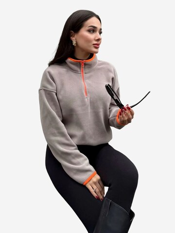 Tommy Life Sweatshirt 'Sweatshirts' in Grey: front