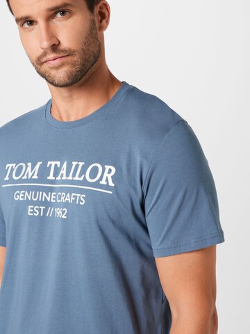 TOM TAILOR Regular fit Póló - kék