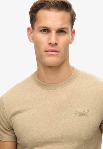 Superdry Tričko 'Essential' - Hnedá
