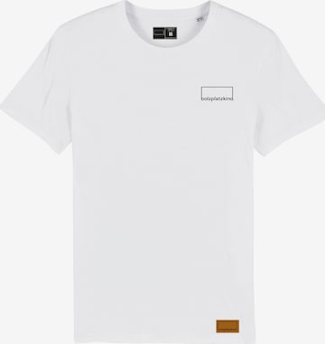 Bolzplatzkind Shirt in White: front