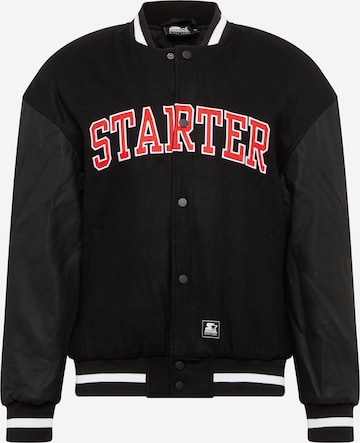 Starter Black Label Regular fit Between-Season Jacket in Black: front