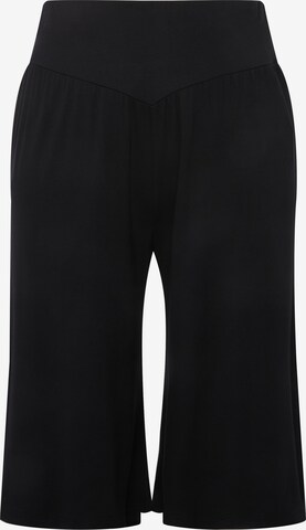 Ulla Popken Shorts in Schwarz: predná strana