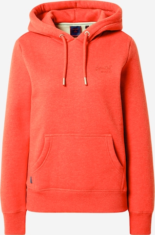 Superdry Sweatshirt in Orange: predná strana