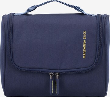 MANDARINA DUCK Toiletry Bag 'Smile & Go' in Blue: front