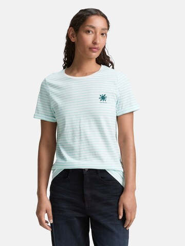 TOM TAILOR T-Shirt in Blau: Vorderseite