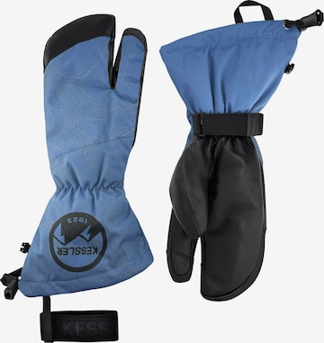 KESSLER Full Finger Gloves in Blue: front