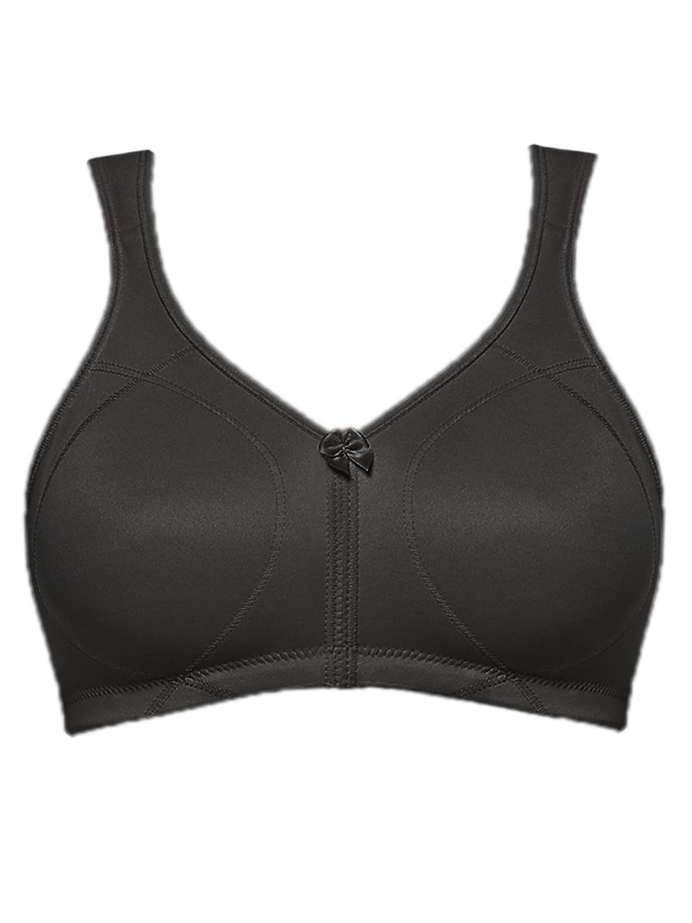 SUSA Bra 'Topsy Plus' in Black: front