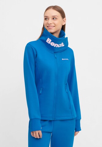 BENCH Sweatjacke in Blau: Vorderseite