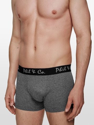 Phil & Co. Berlin Boxershorts in Grijs: voorkant