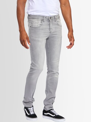 Alessandro Salvarini Slimfit Jeans 'AS170-AS174' in Grijs: voorkant